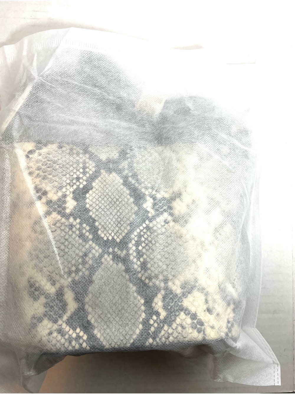 Women’s Snake Print Crossbody Bag Neutral Faux Leather Shoulder Purse NWOT - Picture 12 of 12